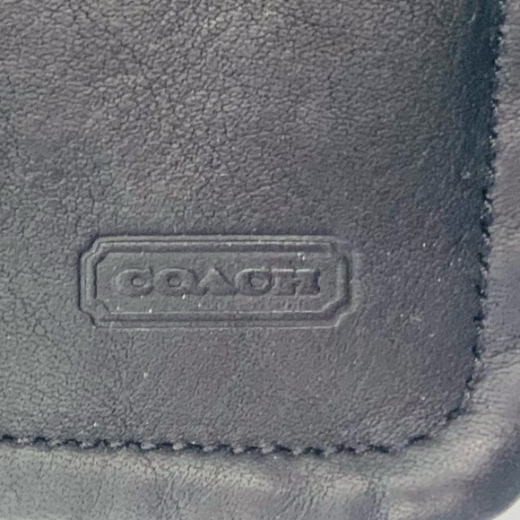 Vintage Coach Skinny Make-Up Kit #7170 Black Glove Tanned Leather - Picture 10 of 12